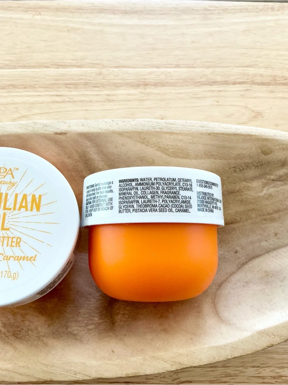 🆕 Spa Luxury Brazilian Sol Body Butter w Pistachio and Carmel- 2 Jars